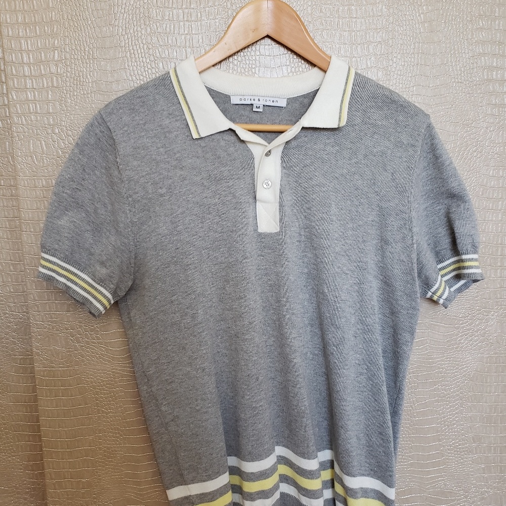 Short sleeve knit polo